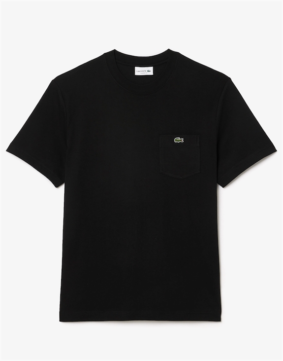 Lacoste Cotton Pocket T-shirt - Black